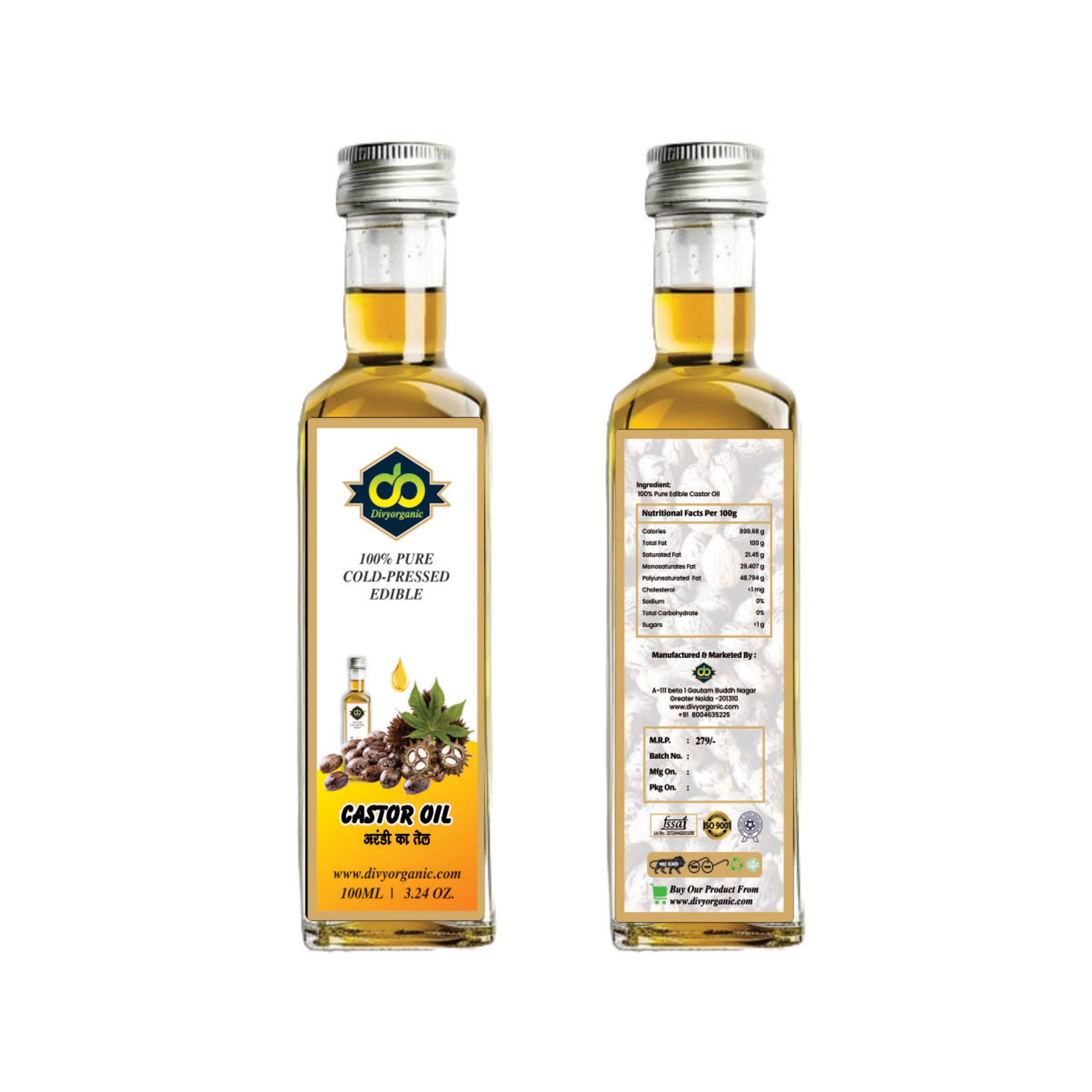 Cold Pressed Castor Oil