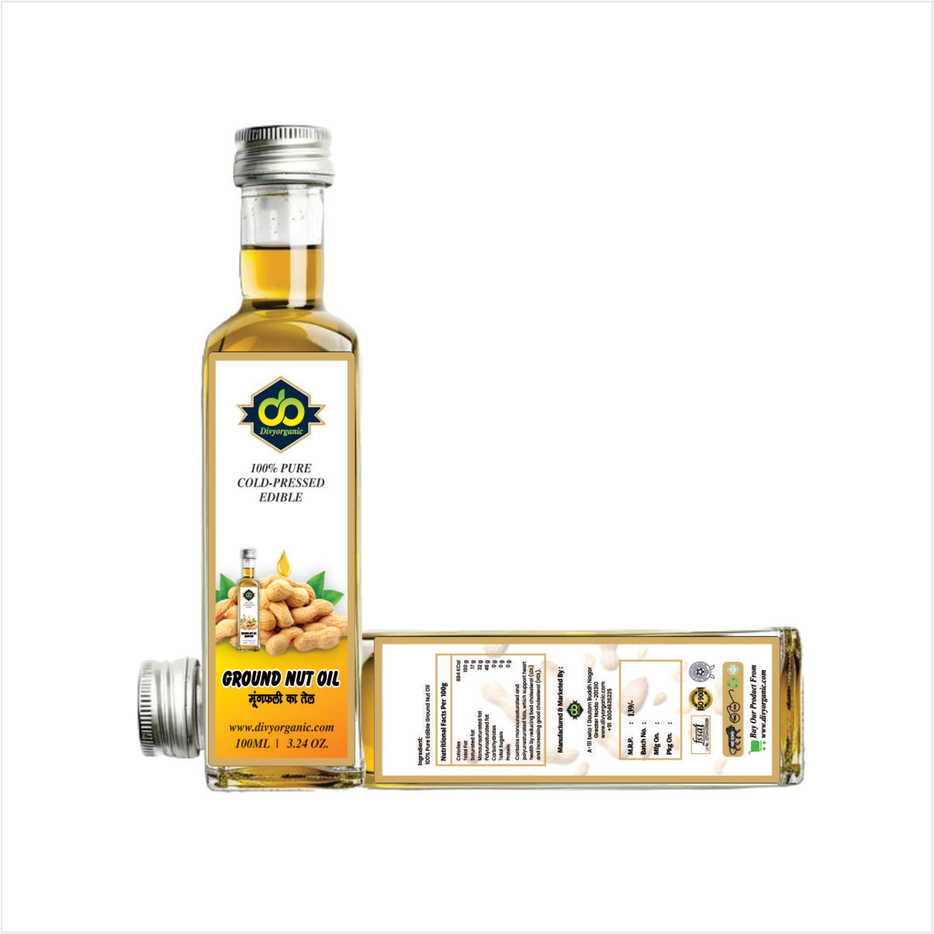 Cold Pressed Groundnut Oil