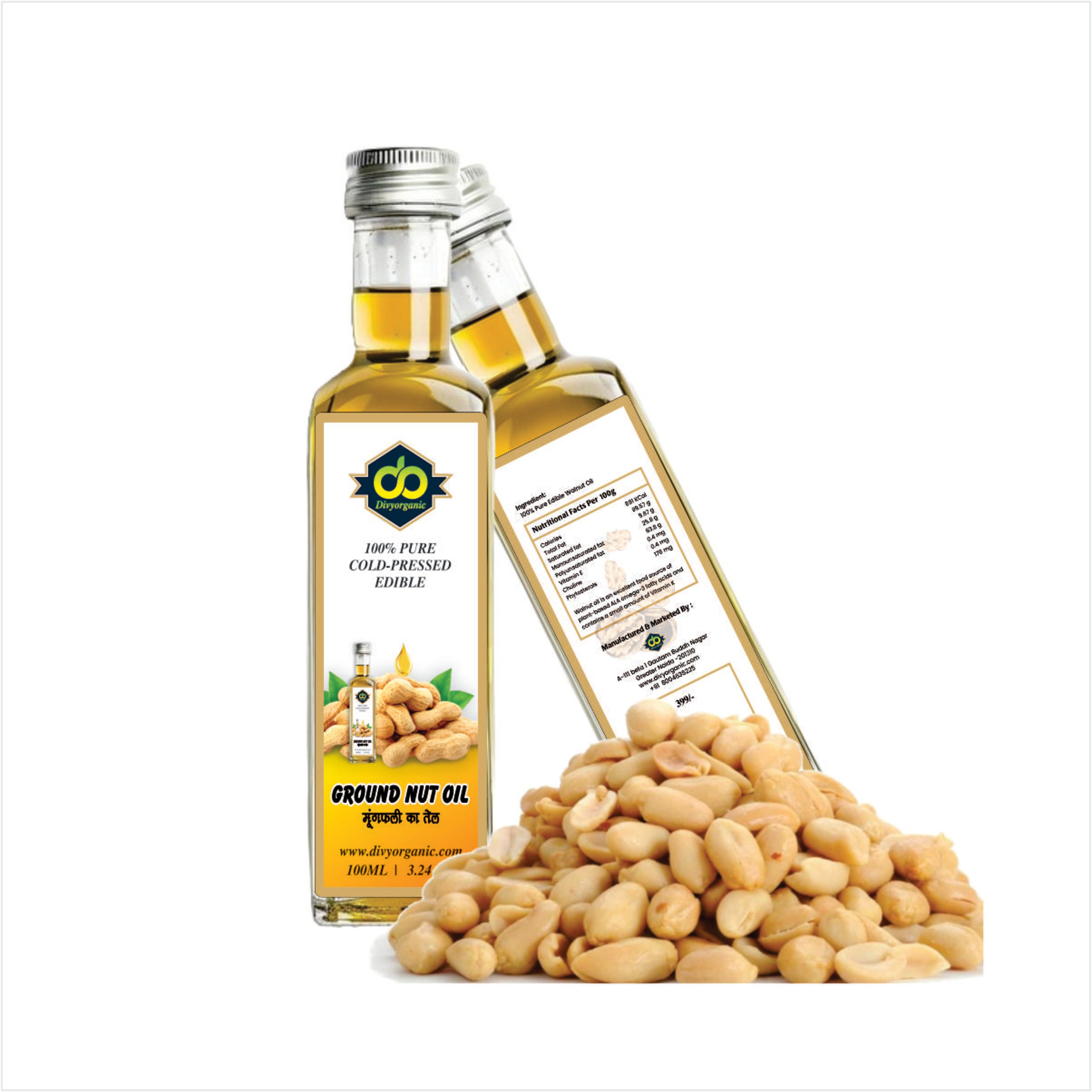 Cold Pressed Groundnut Oil