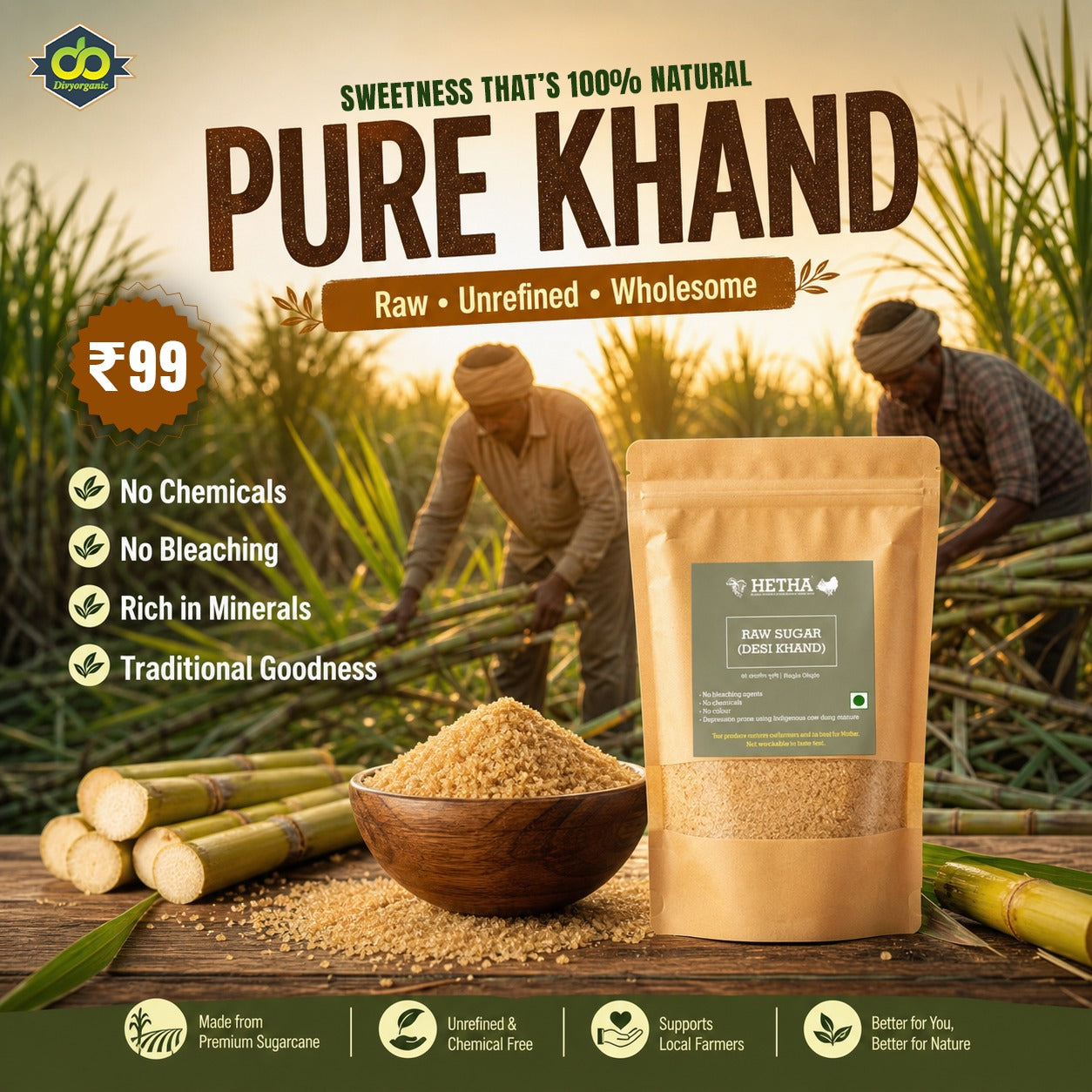 Organic Desi Khand