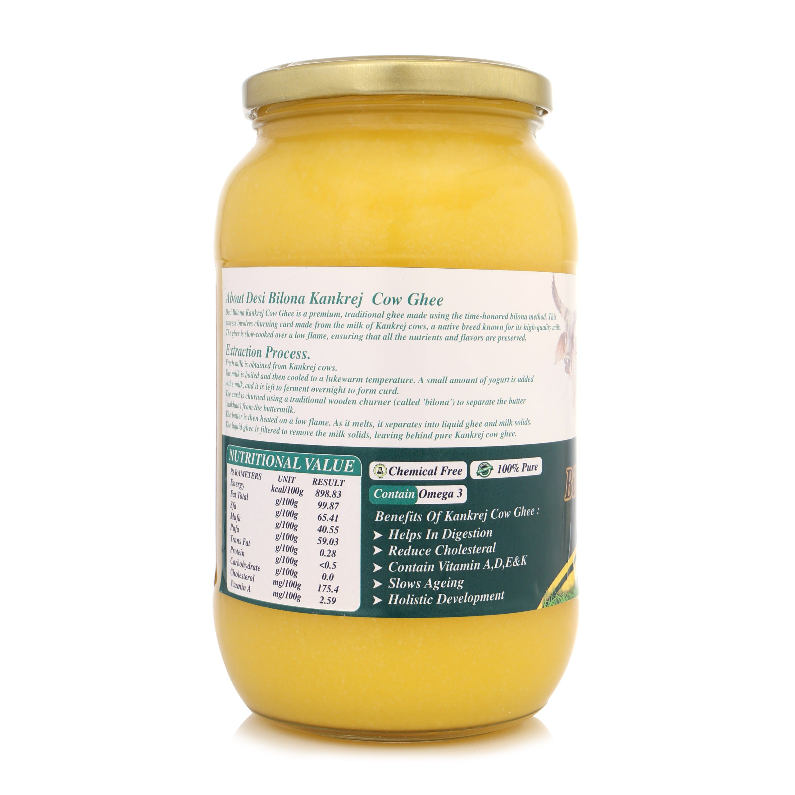 Desi A2 Kankrej Cow Ghee