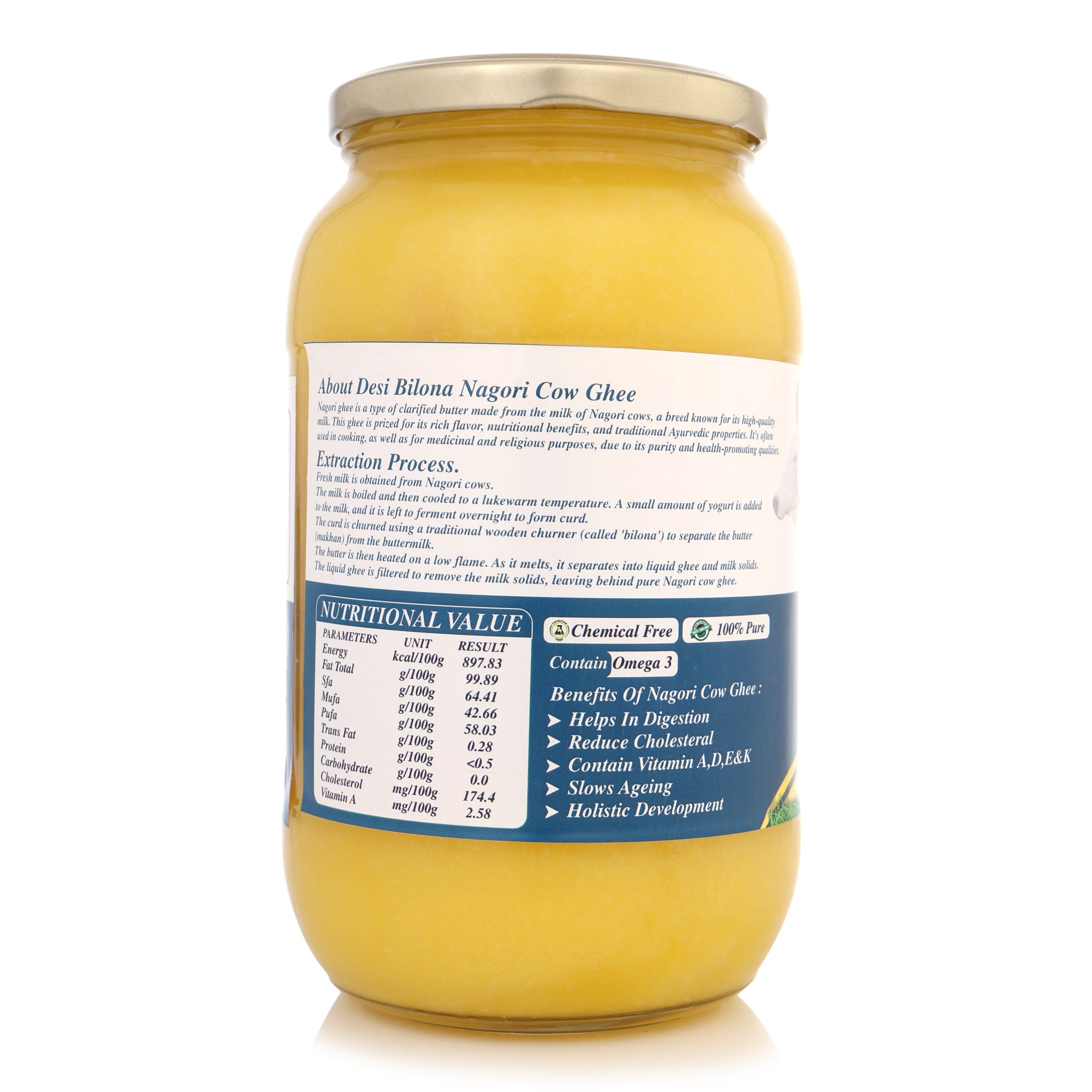 Desi A2 Nagori Cow Ghee