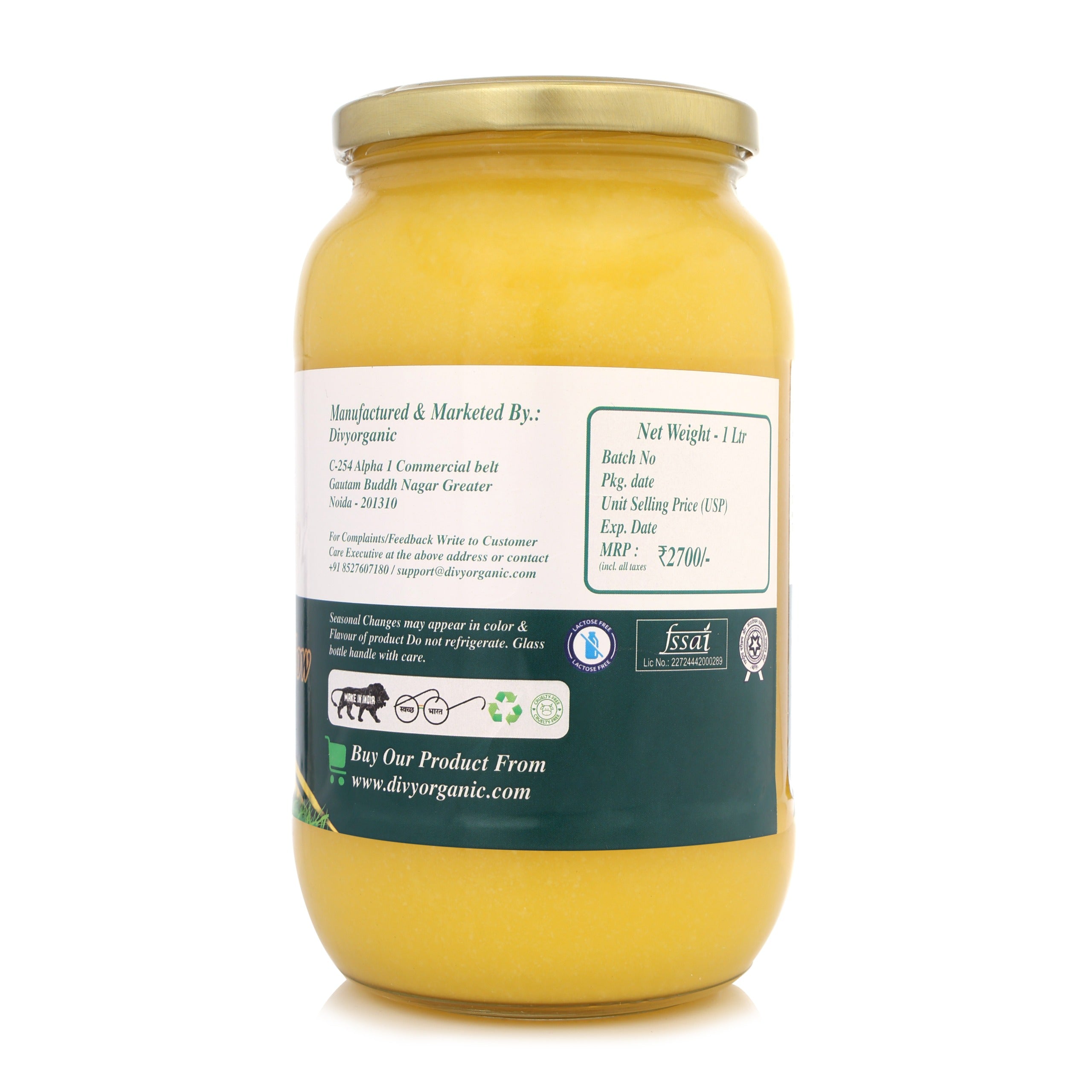 Desi A2 Kankrej Cow Ghee